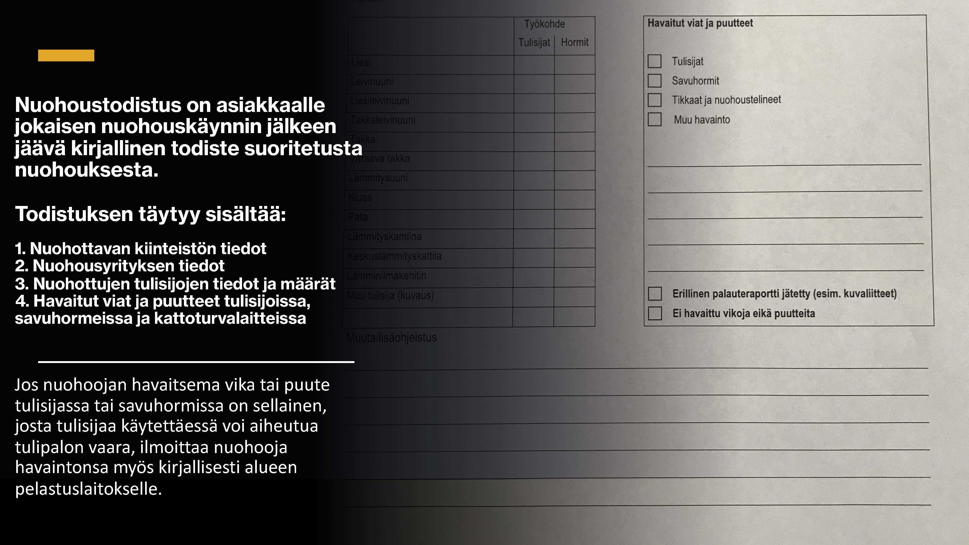 Nuohoustodistus Nuohoojat Nuohoustodistus Nuohoojat